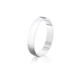 COURT SHAPE 4mm WEDDING BAND