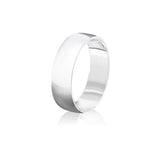 COURT SHAPE 7mm WEDDING BAND