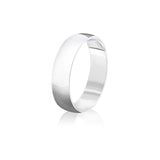 COURT SHAPE 6mm WEDDING BAND