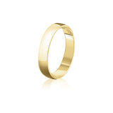 COURT SHAPE 4mm WEDDING BAND