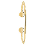 9CT YEL GOLD LADIES SOLID TORC BANGLE