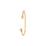 9CT YEL GOLD BABIES' SOLID TORC BANGLE