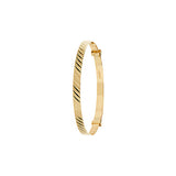 9CT YEL GOLD BABIES EXP 3MM BANGLE