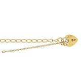 9CT YEL GOLD LADIES' CHARM BRCLT