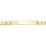 9CT YEL GOLD BABIES' 6 INCHES ID BRCLT