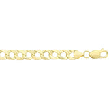 9CT YEL GOLD BABIES' 6 INCHES CAST BRCLT