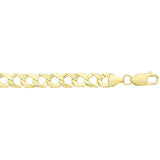 9CT YEL GOLD BABIES' 6 INCHES CAST BRCLT