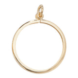 9CT YEL GOLD HALF SOV PLAIN COIN MOUNT