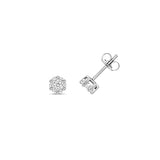 DIAMOND ROUND STUDS ILLUSION SET