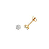 DIAMOND ROUND STUDS ILLUSION SET