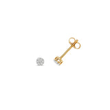 DIAMOND ROUND STUDS ILLUSION SET