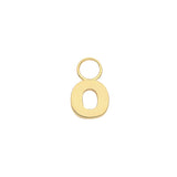 9CT YEL GOLD INITIAL EARRING CHARM