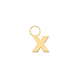 9CT YEL GOLD INITIAL EARRING CHARM
