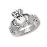 SILVER LADIES' CLADDAGH RING