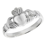 SILVER LADIES' CLADDAGH RING