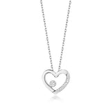 DIAMOND NECKLACE HEART