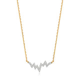 DIAMOND NECKLACE HEARTBEAT