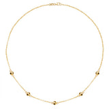 9CT YEL GOLD LADIES' 16 INCH NECKLET