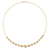9CT YEL GOLD LADIES' 16 INCH NECKLE