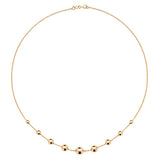 9CT YEL GOLD LADIES' 16.5 INCH NECKLET