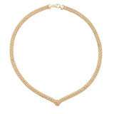 9CT YEL GOLD LADIES' 17 INCH NECKLET