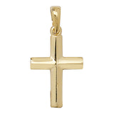 9CT YEL GOLD CROSS PENDANT