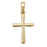 9CT YEL GOLD CROSS PENDANT