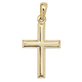 9CT YEL GOLD CROSS PENDANT