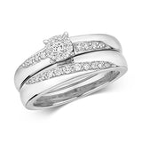 DIAMOND BRILLIANT BRIDAL SET