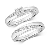 DIAMOND BRILLIANT BRIDAL SET