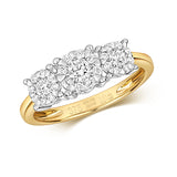 DIAMOND BRILLIANT RANGE 3 STONE