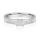 DIAMOND BRILLIANT RANGE SET SHOULDERS