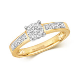 DIAMOND BRILLIANT RANGE SET SHOULDERS