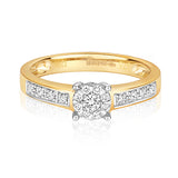 DIAMOND BRILLIANT RANGE SET SHOULDERS