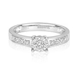DIAMOND BRILLIANT RANGE SET SHOULDERS