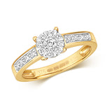 DIAMOND BRILLIANT RANGE SET SHOULDERS