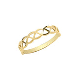 9CT YEL GOLD CELTIC RING