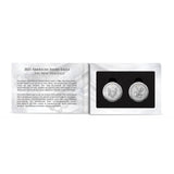 SET OF 2 AMERICAN EAGLE THE NEW HERITAGE SILVER COINS
